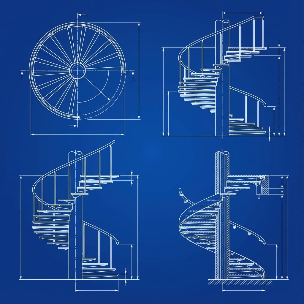 Mimari Tasarım - İz Merdiven Antalya Merdiven İmalatı